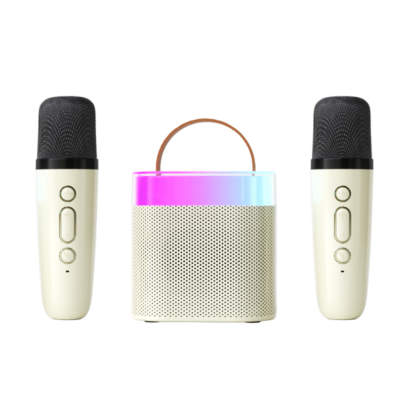 KaraokePro – Mini Machine De Karaoké Avec Microphones Sans Fil