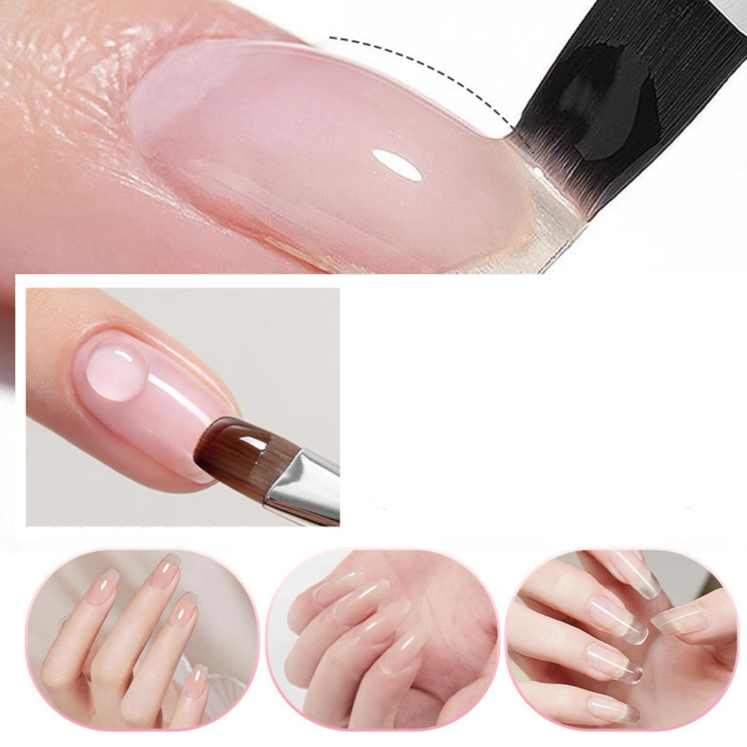 NailClear 1 + 1 3 En 1 Transparent Professionnelle Clou Construction Gel