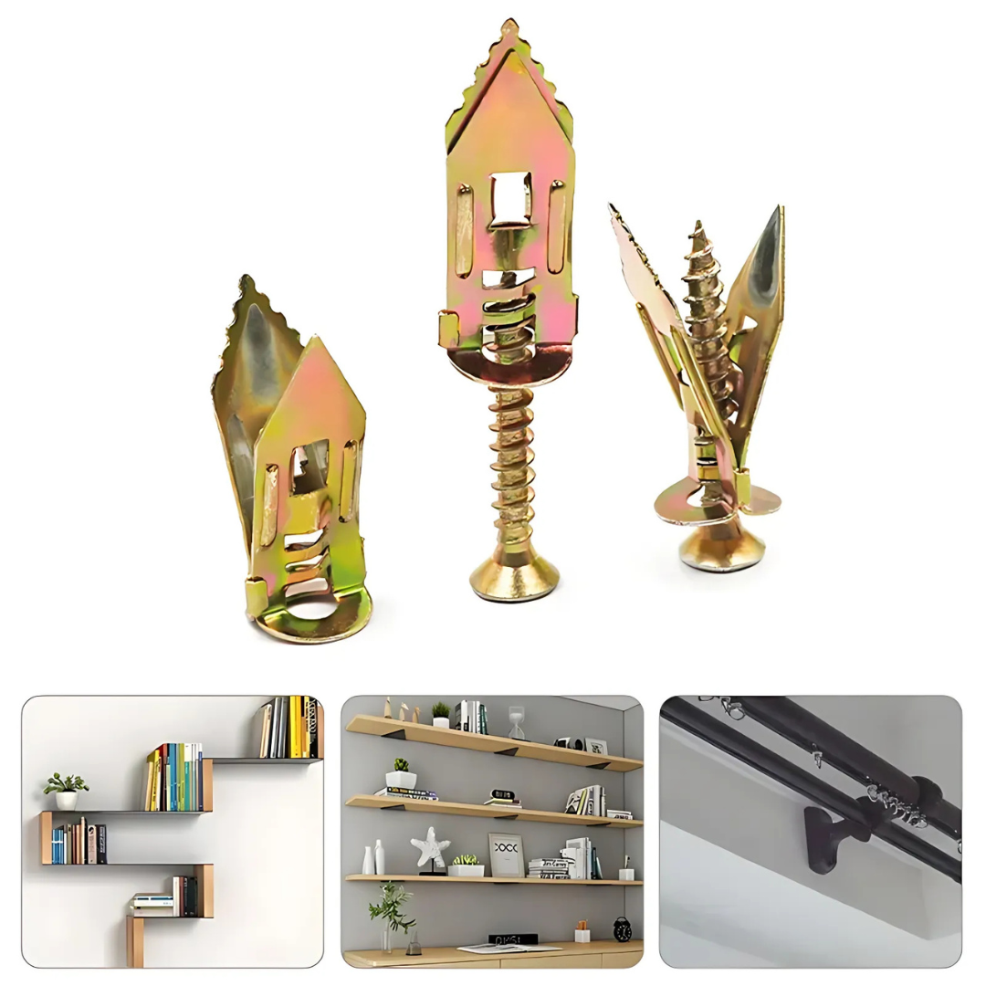 WallScrews - Haute Qualité Usage Intensif Sans Perçage Vis Muralest Et Ancrages