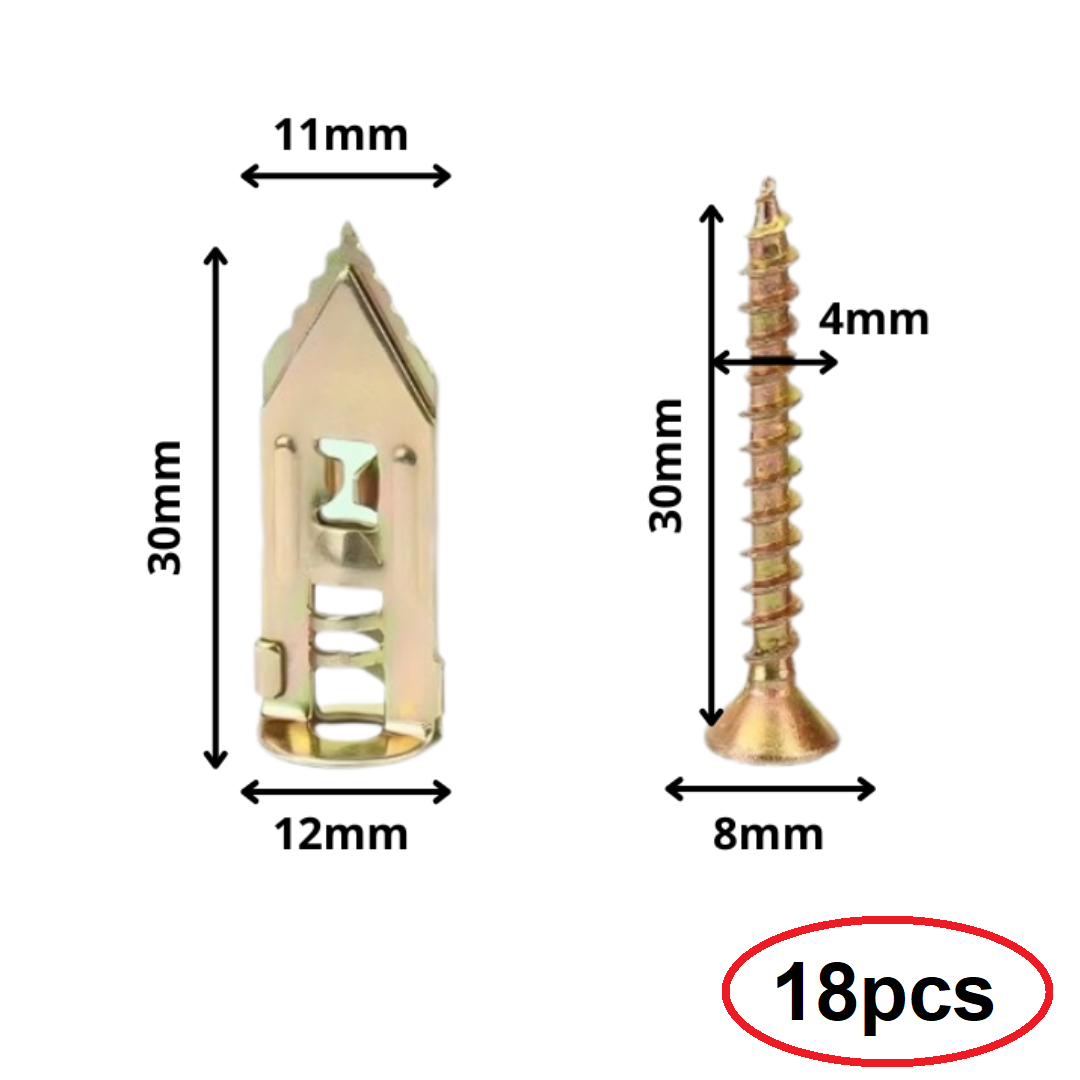WallScrews - Haute Qualité Usage Intensif Sans Perçage Vis Muralest Et Ancrages