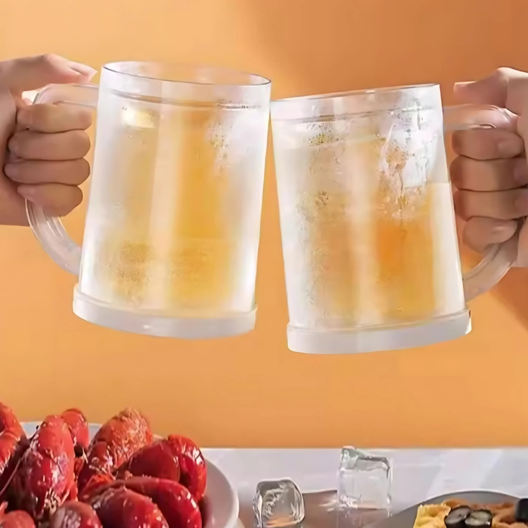 Globetrek° IceMug 1+1 GRATUIT: Double Couche Refroidissement Rapide Congélateur Tasse