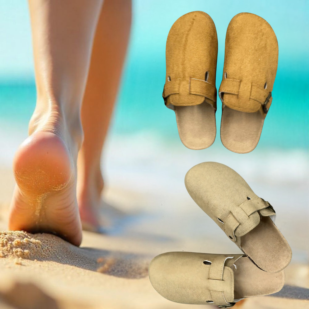 Happy™ ClassySandals: Confortables Style Classique Bout Fermé Sandales Plates