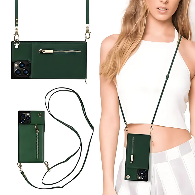 Icone™ PhoneWallet: Sac À Bandoulière Téléphone Portefeuille Et Porte-Cartes