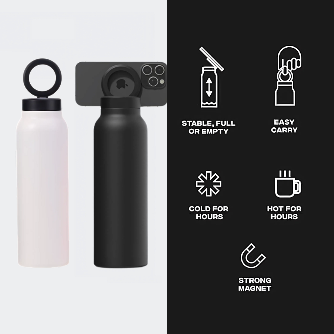 Holder360° MagneticBottle: Magnétique Bouteille D'eau Téléphone Support