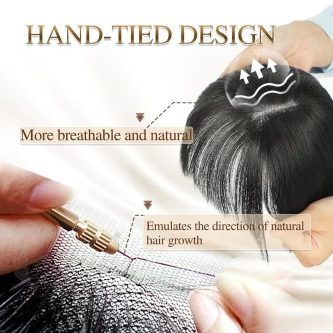 Rose® WigBangs 1+1 GRATUIT : Perruque Sans Couture Aspect Naturel Frange Prolongements