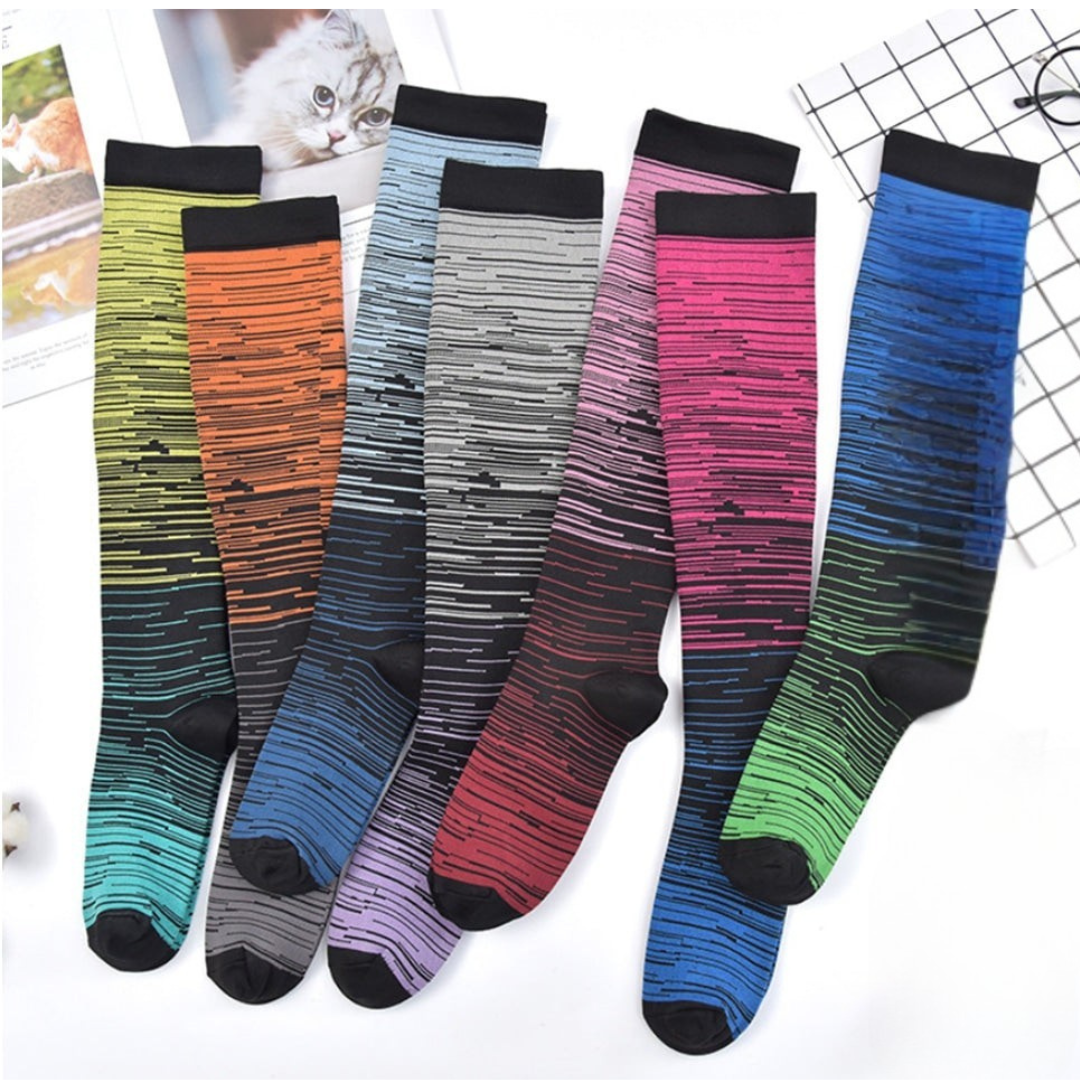 Happy™ FitnessSocks 1+1 GRATUIT : Chaussettes Fitness De Compression Pour Hommes Et Femmes