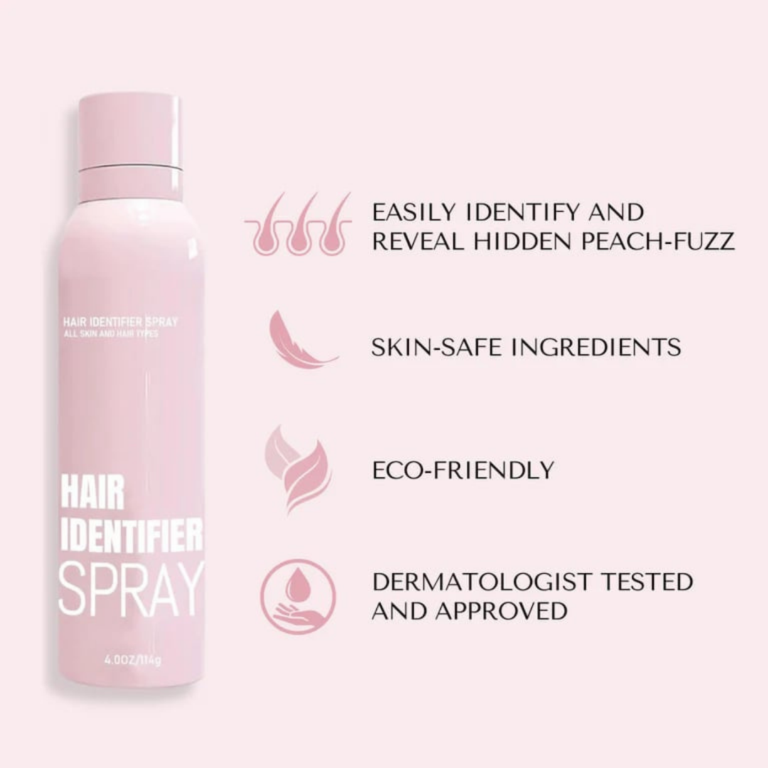 HairIdentifier 1+1 GRATUIT: Facile À Utiliser Poils Du Visage Identificateur Spray Avec Rasoirs