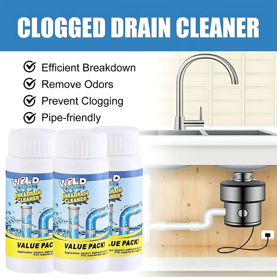 Cleaner Pro° PipeCleaner 1+1 GRATUIT : Évier Et Canalisation Tuyau Nettoyant Poudre