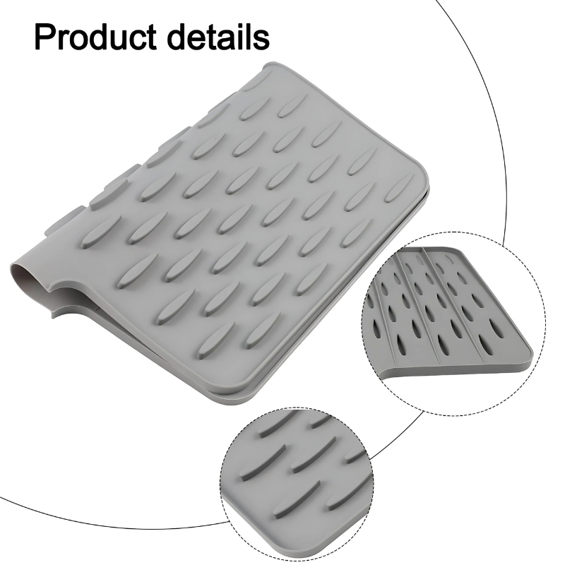 Globetrek° SiliconeMat 1+1 GRATUIT : Multifonctionnel Silicone Sécher Et Résistant À La Chaleur Tapis