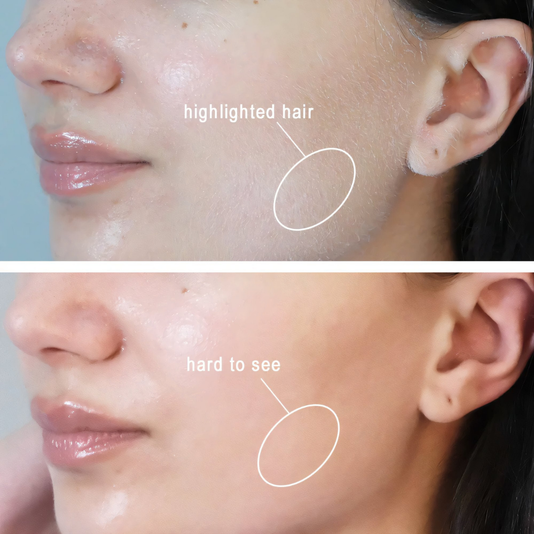 HairIdentifier 1+1 GRATUIT: Facile À Utiliser Poils Du Visage Identificateur Spray Avec Rasoirs