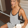 Icone™ DressShorts: Robe Mini Sans Manches Décontractée Avec Short Intégré