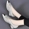 Happy™ GlimmerShoes: Maille Talons Chaussures Avec Cristaux Accentuer