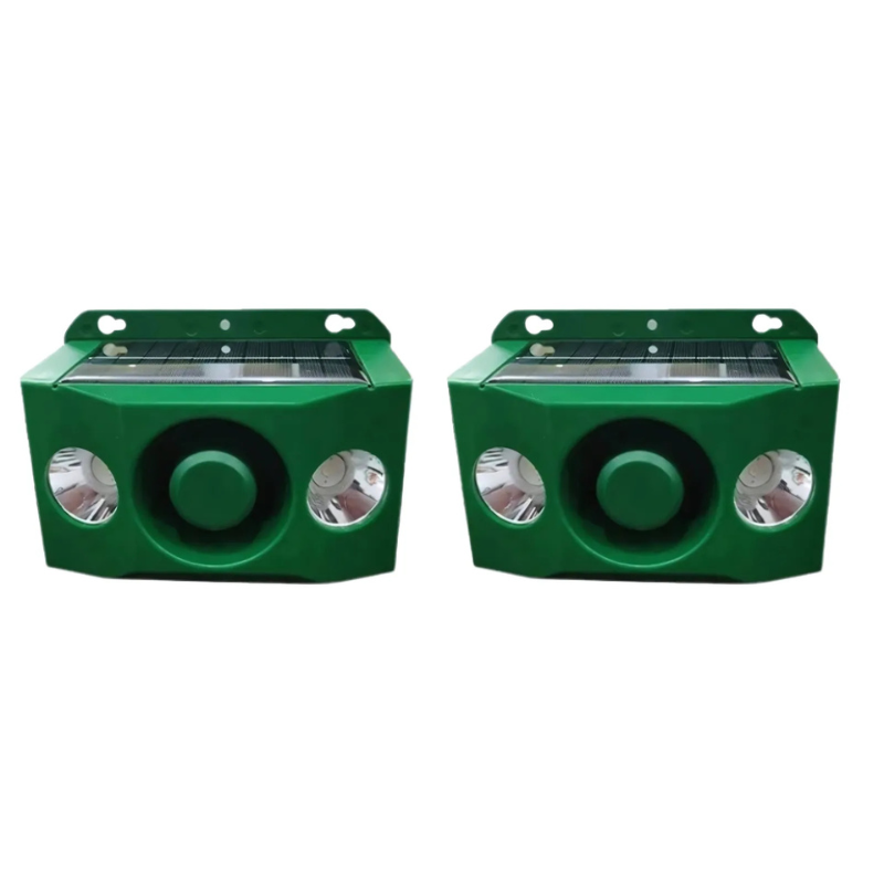 LightAlert - Répulsif Pour Animaux Lumière D'Alerte Et Son Alimentation Solaire Outil D'Avertissement