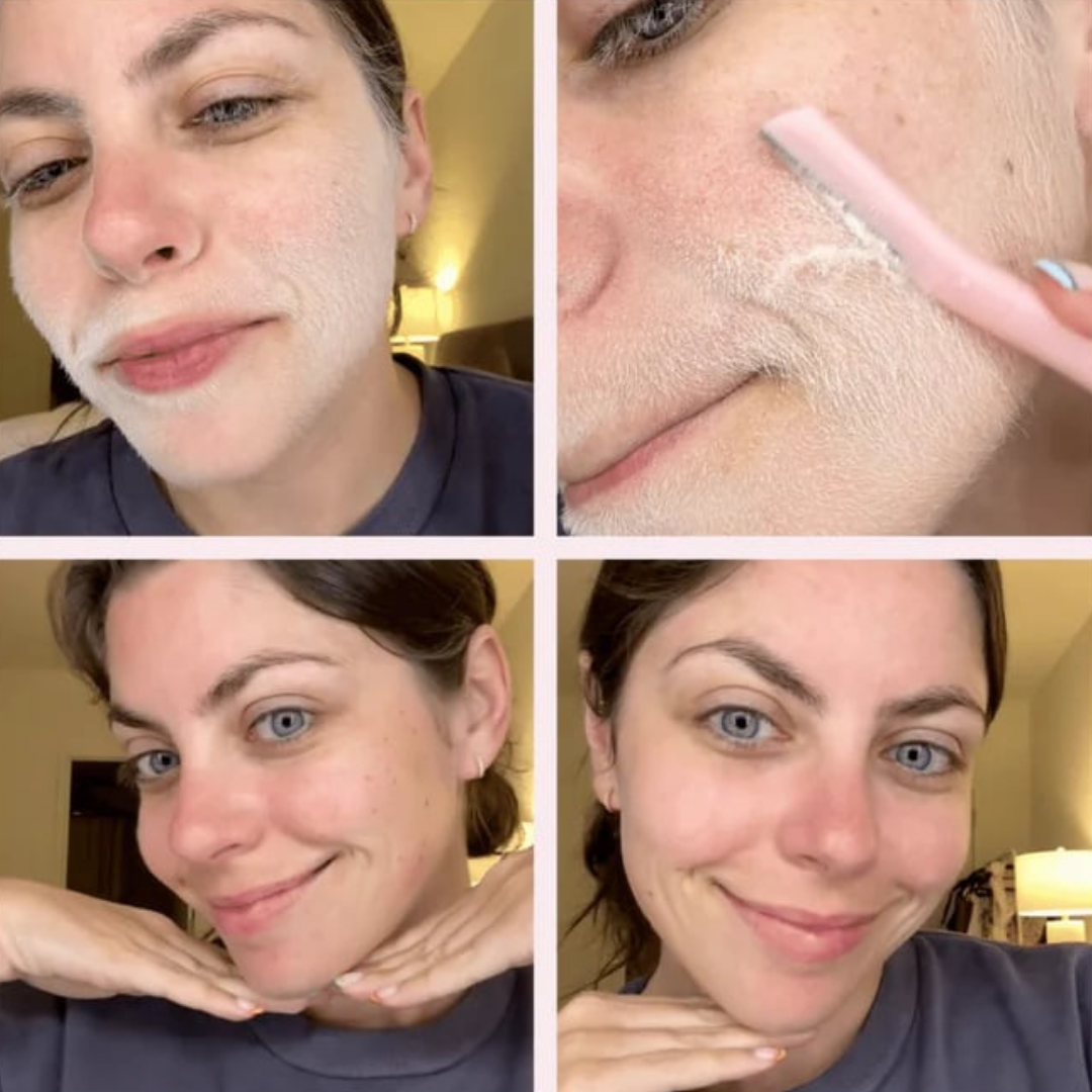 HairIdentifier 1+1 GRATUIT: Facile À Utiliser Poils Du Visage Identificateur Spray Avec Rasoirs