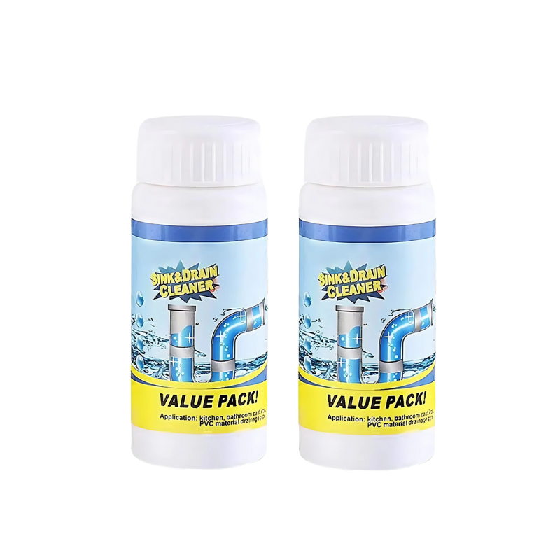 Cleaner Pro° PipeCleaner 1+1 GRATUIT : Évier Et Canalisation Tuyau Nettoyant Poudre