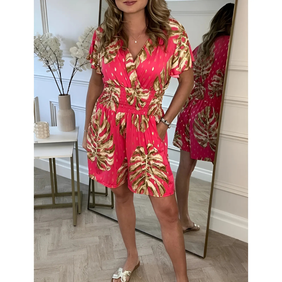 Icone™ ComfyJumpsuit: Toute La Journée Confort Coupe Décontractée Décontracté Combinaison Courte