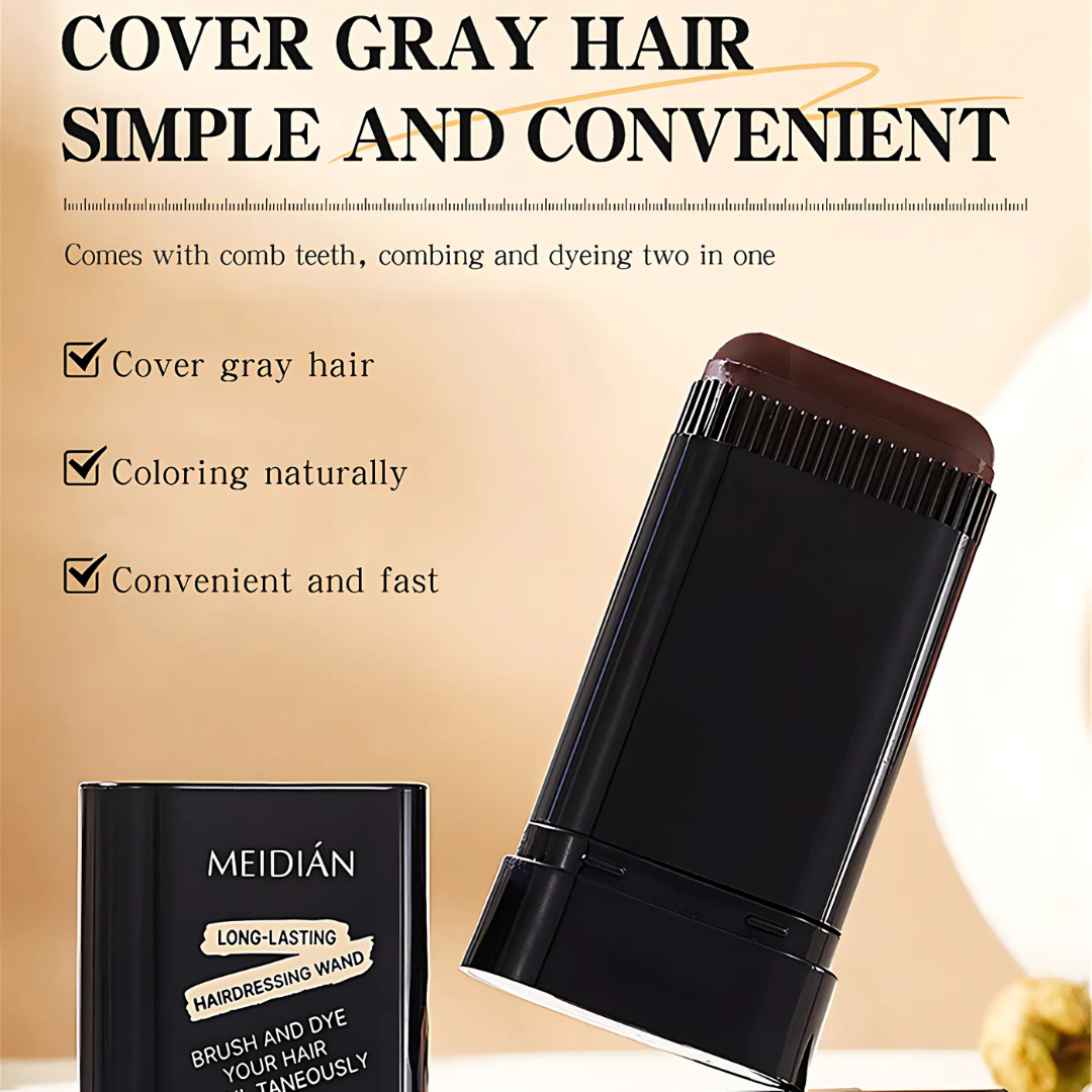Rose® HairStick 1+1 GRATUIT : 2 En 1 Coloration Instantanée Et Twist Stick Peigne