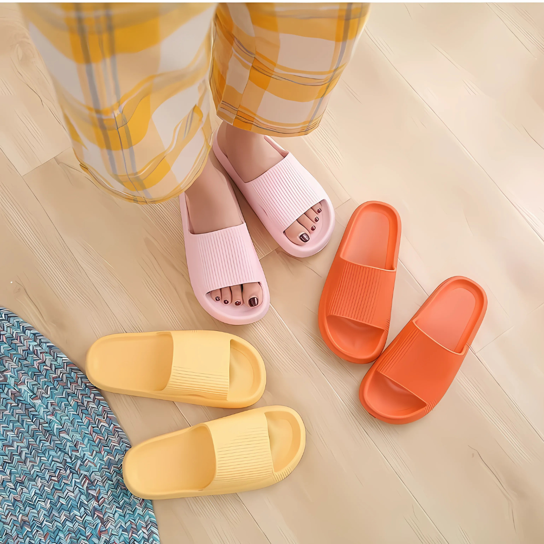 Happy™ ComfySlippers 1+1 GRATUIT: Antidérapant Pantoufles Super Doux Et Confortable