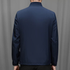 Icone™ CasualJacket: Debout Collier Occasionnel Fermeture Éclair Veste Pour Hommes
