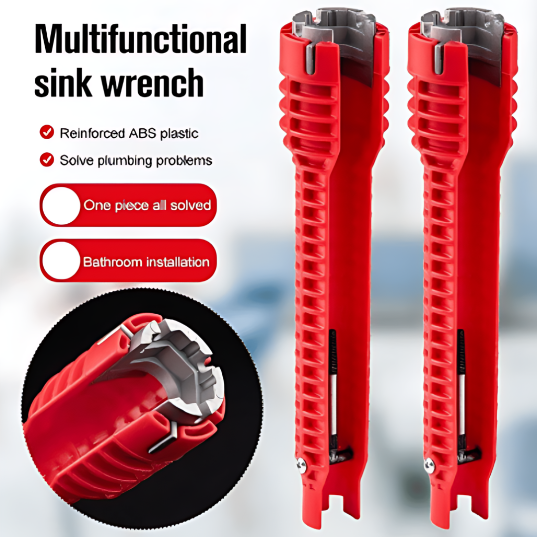 SinkWrench 1+1 GRATUIT: Multifonctionnel Facile À Utiliser Évier De Cuisine Clé