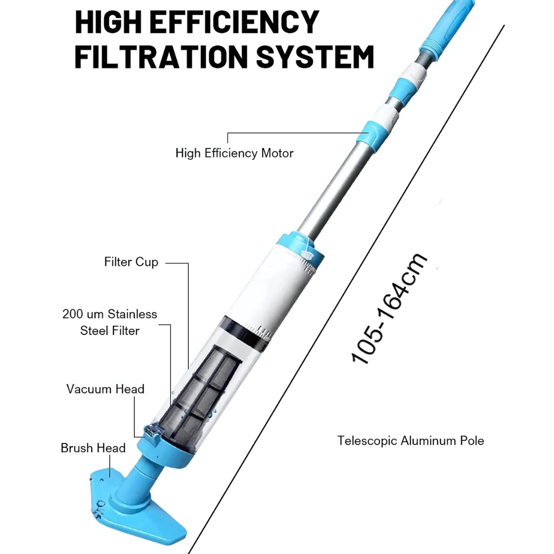 Cleaner Pro° PoolCleaner: Rechargeable À Main Aspirateur Pour Piscine