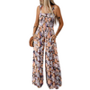 Icone™ PrintedJumpsuit: Longueur Totale Confortable Décontracté Ample Imprimé Combinaison