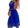 Icone™ ElegantDress: Col En V Femme Élégante Robe Avec Ceinture