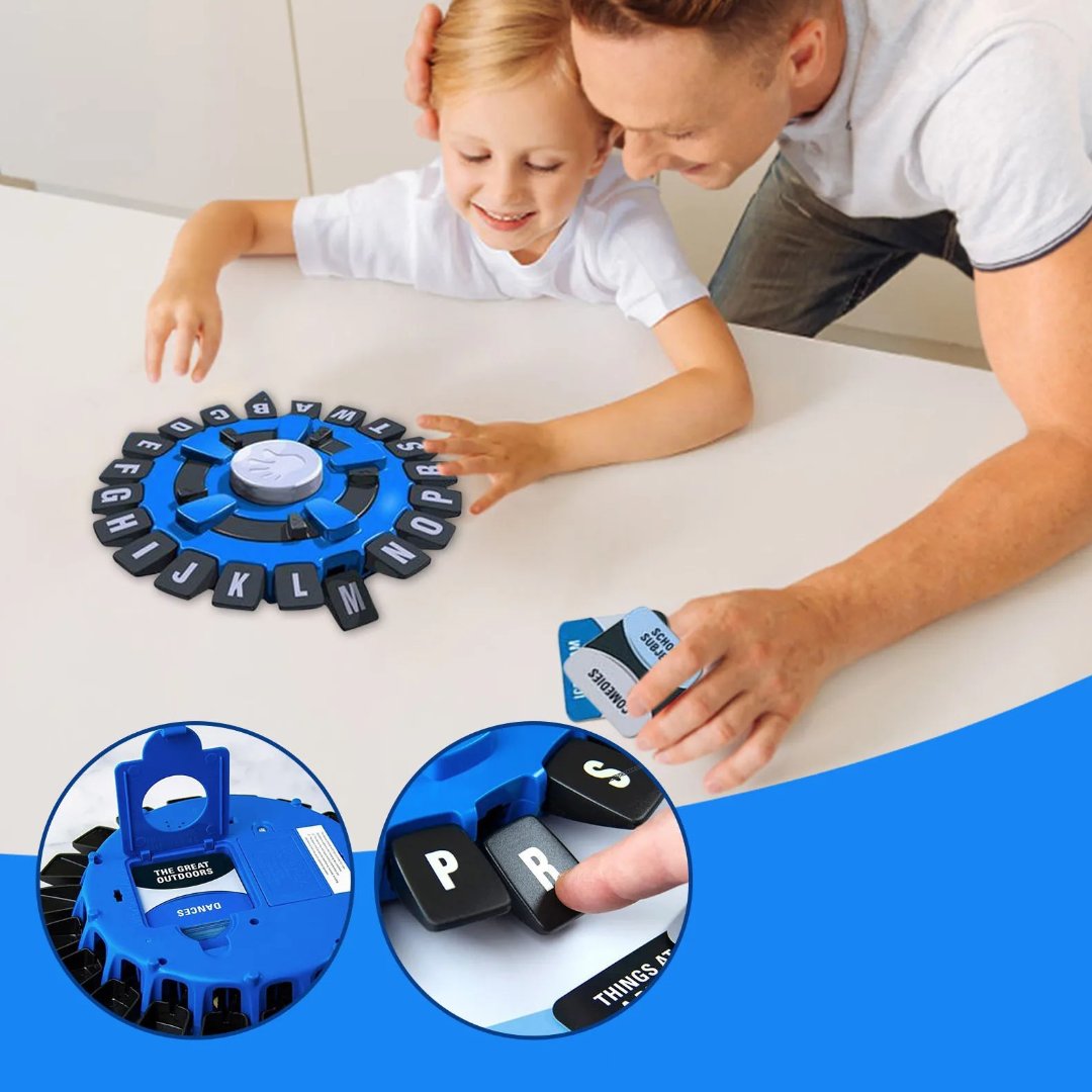 Kletshuts™ TappingGame - Rapide Rythmé Familial Lettres Tapoter Jeu