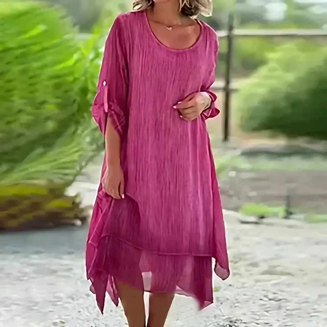 Icone™ LooseDress: Simple Respirant Coupe Ample Robe