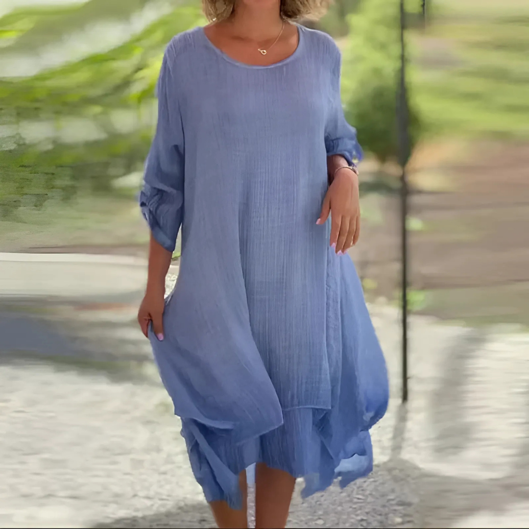 Icone™ LooseDress: Simple Respirant Coupe Ample Robe