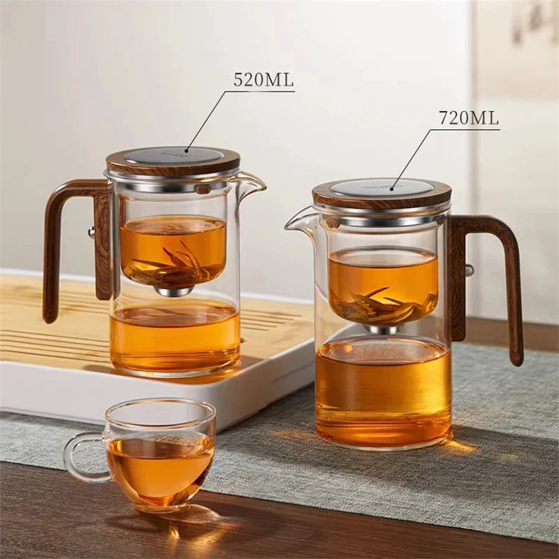 Globetrek° GlassTeapot: Automatique Eau Séparation Verre Théière