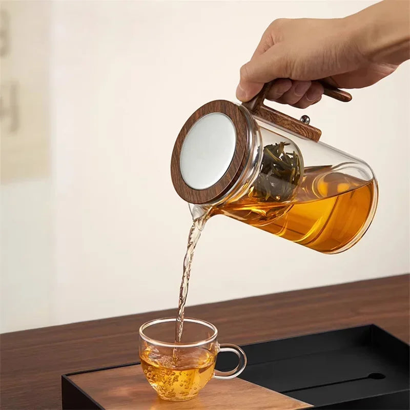 Globetrek° GlassTeapot: Automatique Eau Séparation Verre Théière