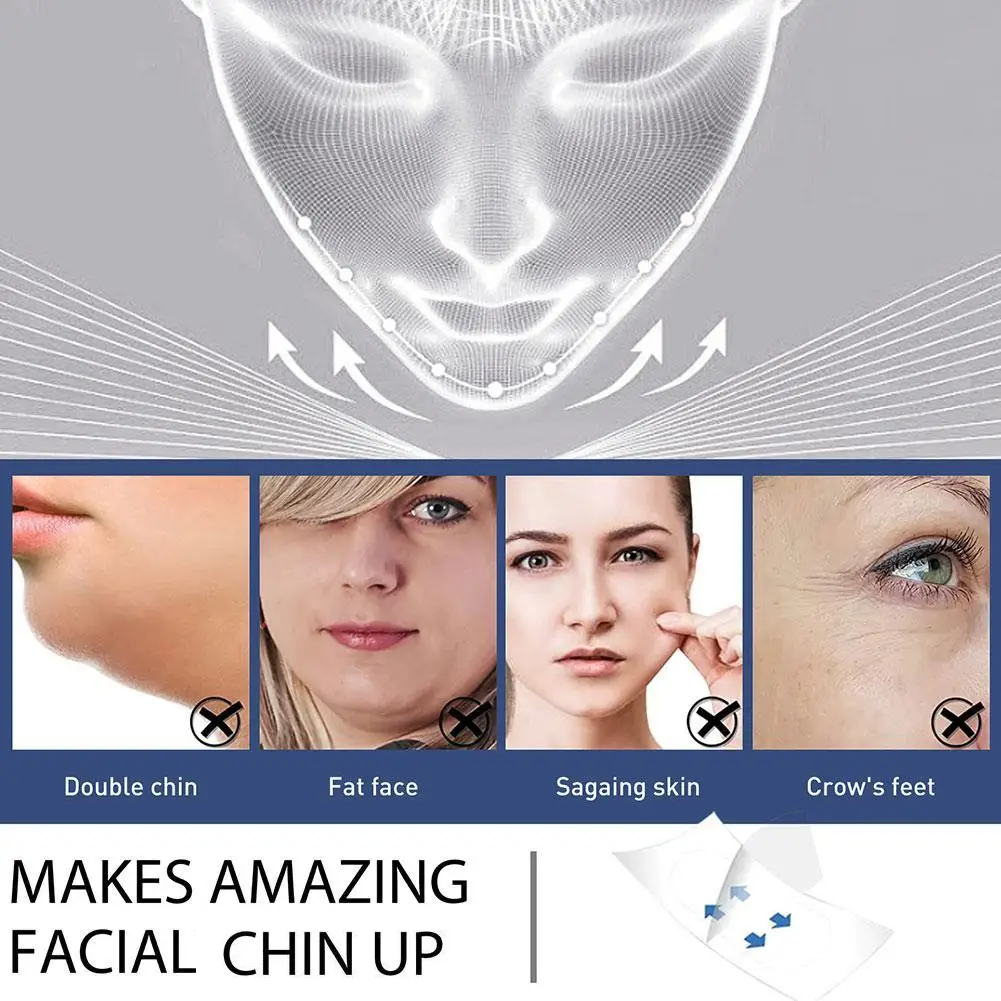 LiftTape 60+60  GRATUIT: Visage Et Menton Lifting Et Raffermissant Ruban