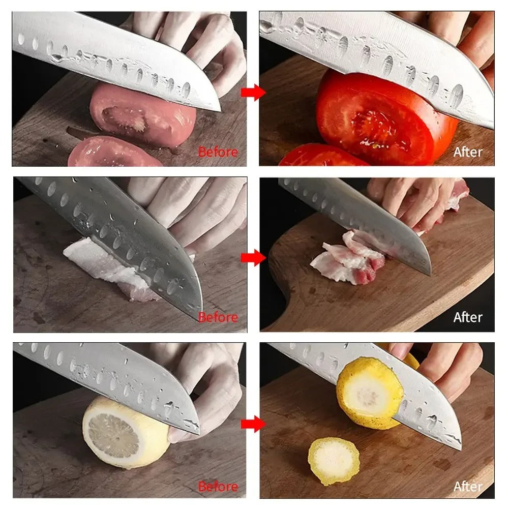 Globetrek° ElectricSharpener: Aiguiseur De Couteaux Électrique Multifonctionnel