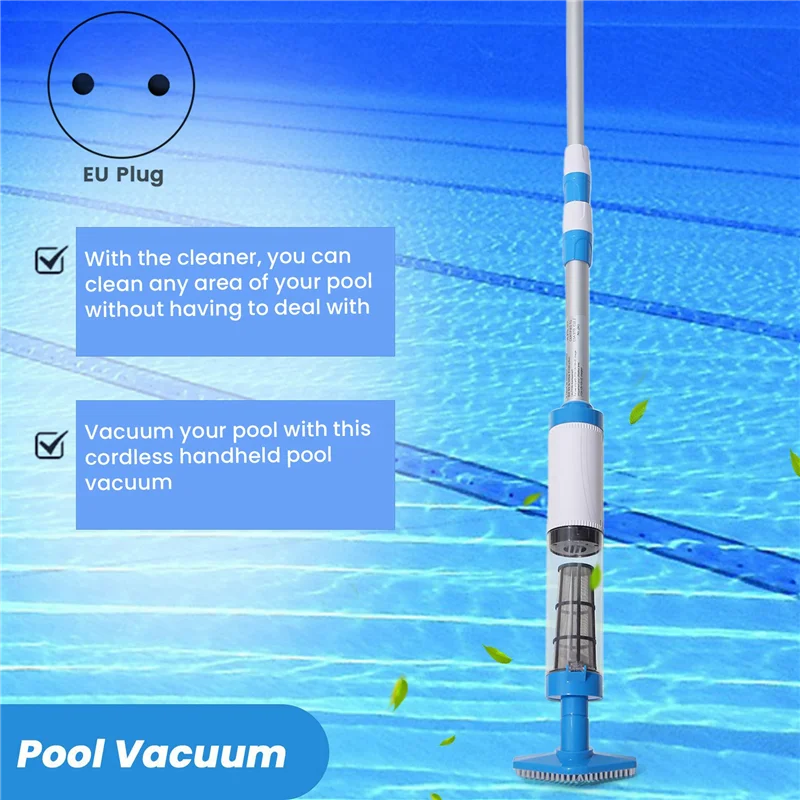 Cleaner Pro° PoolCleaner: Rechargeable À Main Aspirateur Pour Piscine