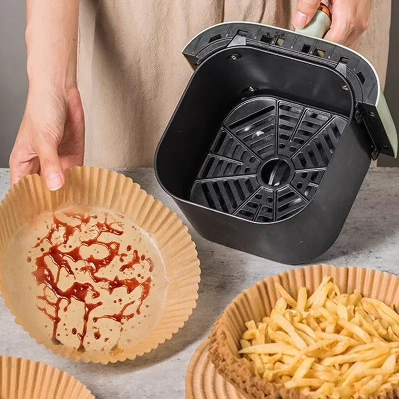Globetrek° AirFryerLiner: Friteuse À Air Chaud Doublure En Papier Jetable