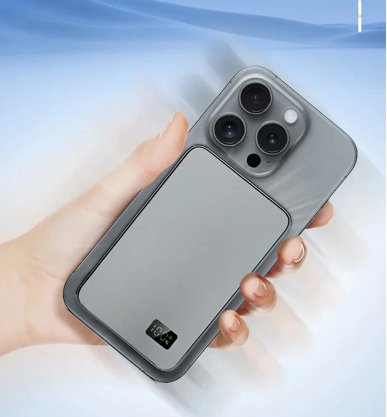 MagneticCharger - Chargeur Magnétique Rapide 3 En 1 Et Batterie Externe Portable