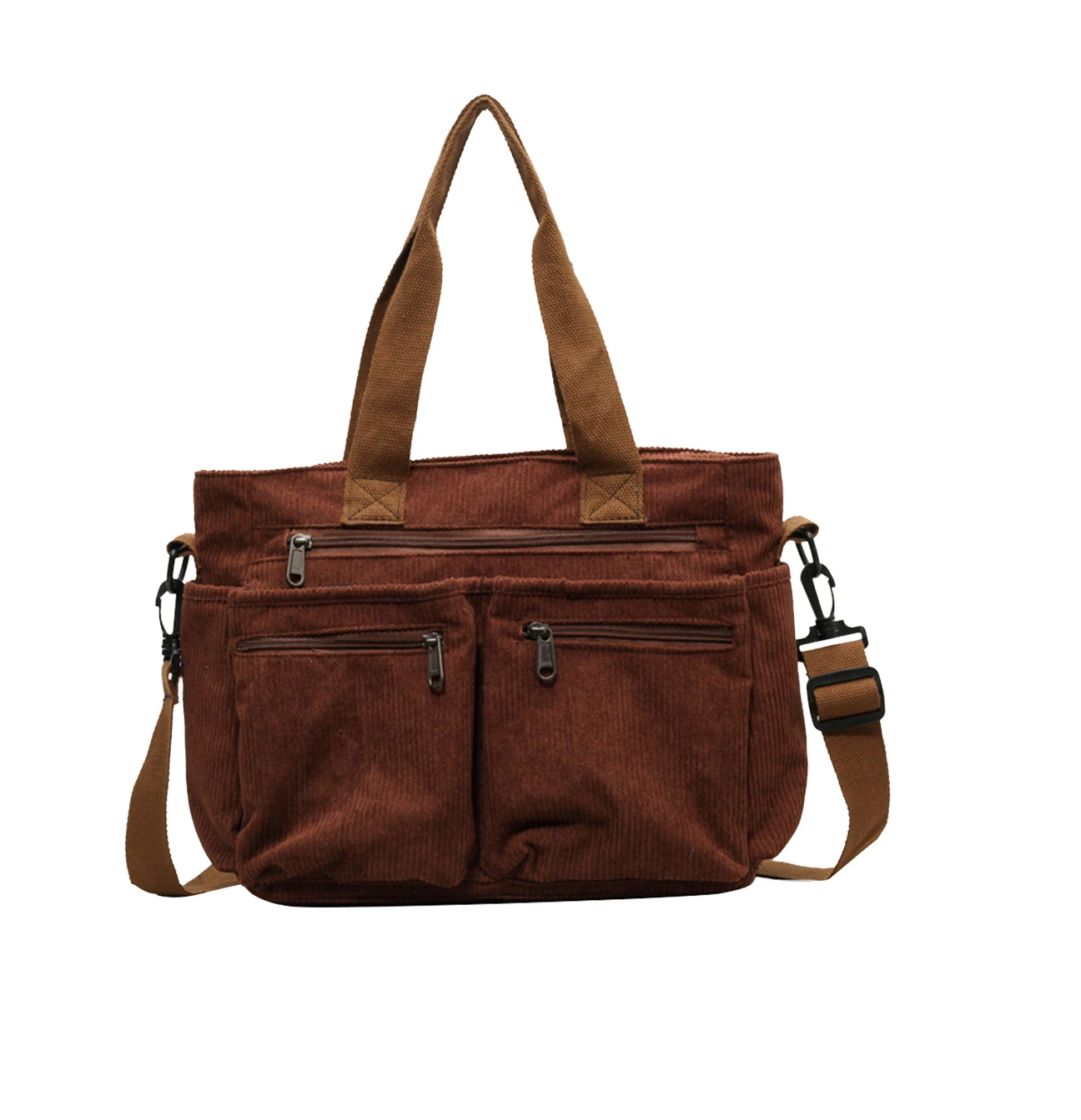 Icone™ CorduroyBag: Grande Capacité Unisexe Vintage Style Velours Côtelé Sac