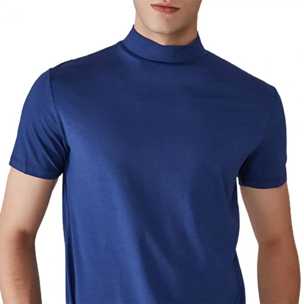 Icone™ FitShirt 1+1 GRATUIT: Des Hommes Slim Fit Elevé Cou Décontracté Chemise