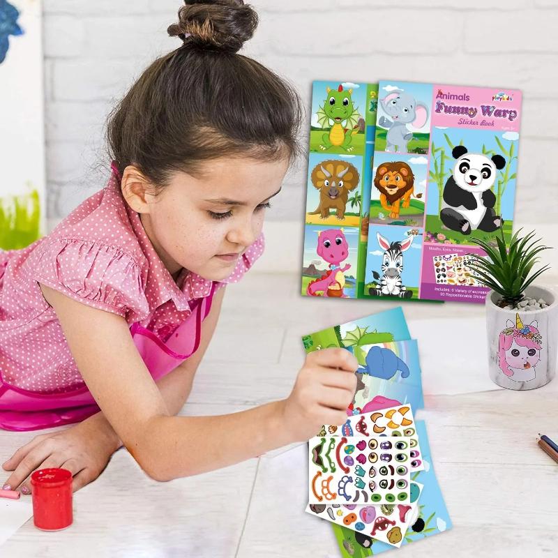 Kletshuts™ StickerBook 1+1 GRATUIT: DIY Livre D'Autocollant Artisanat Pour Garçons Et Filles