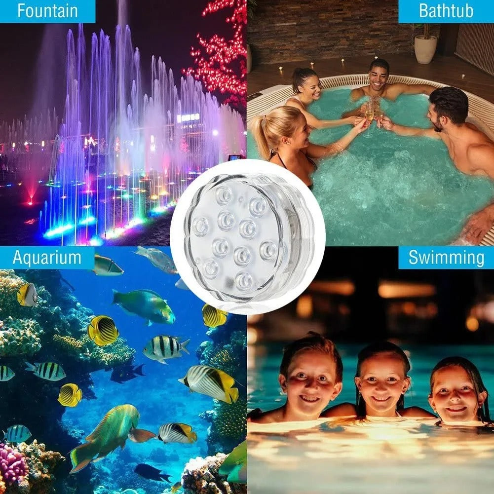 Ledsen™ PoolLights 1+1 GRATUIT : LED Imperméables Pour Piscine, Bain Et Fête Lumières