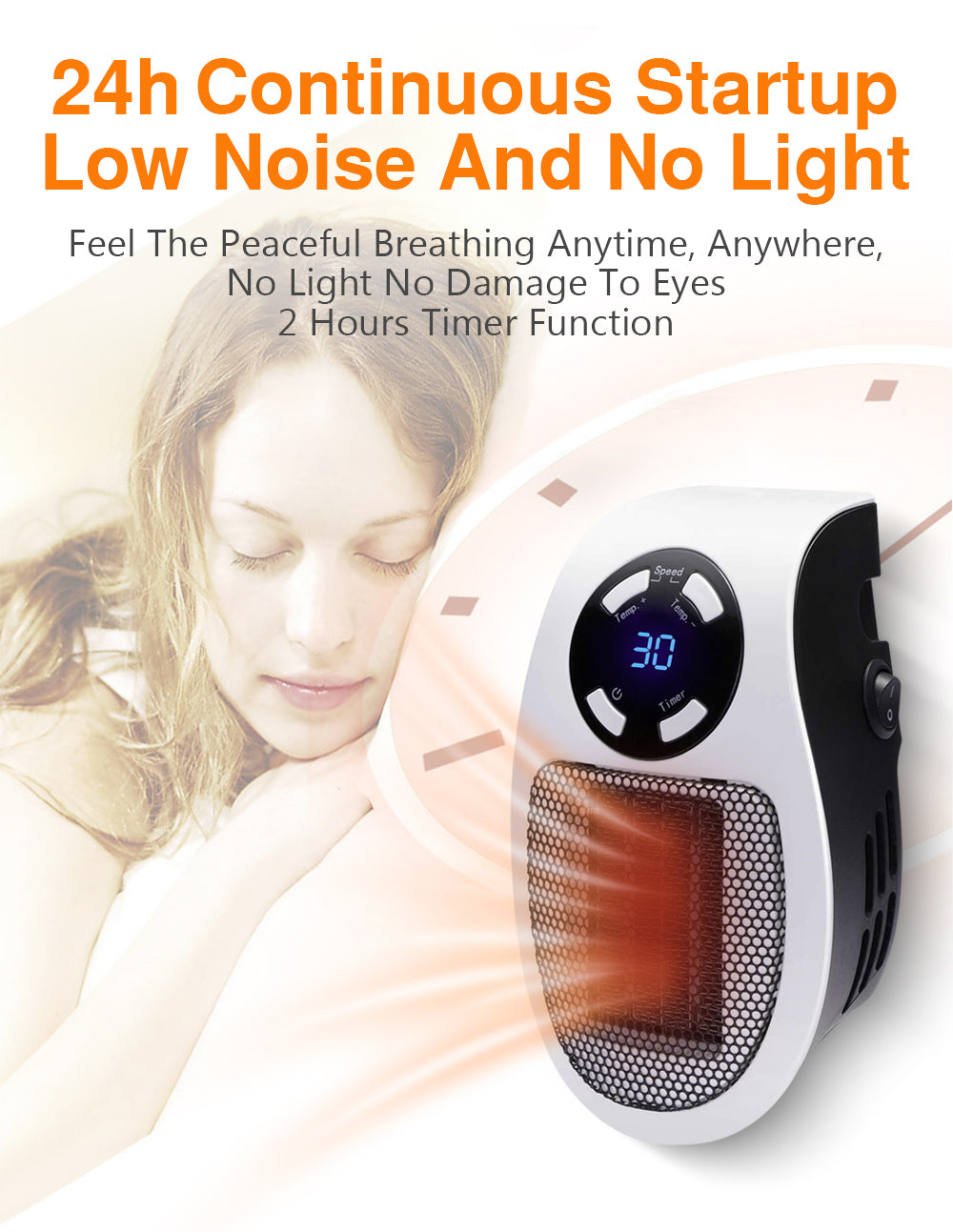 HeaterFan - Ventilateur De Chauffage Électrique Portable