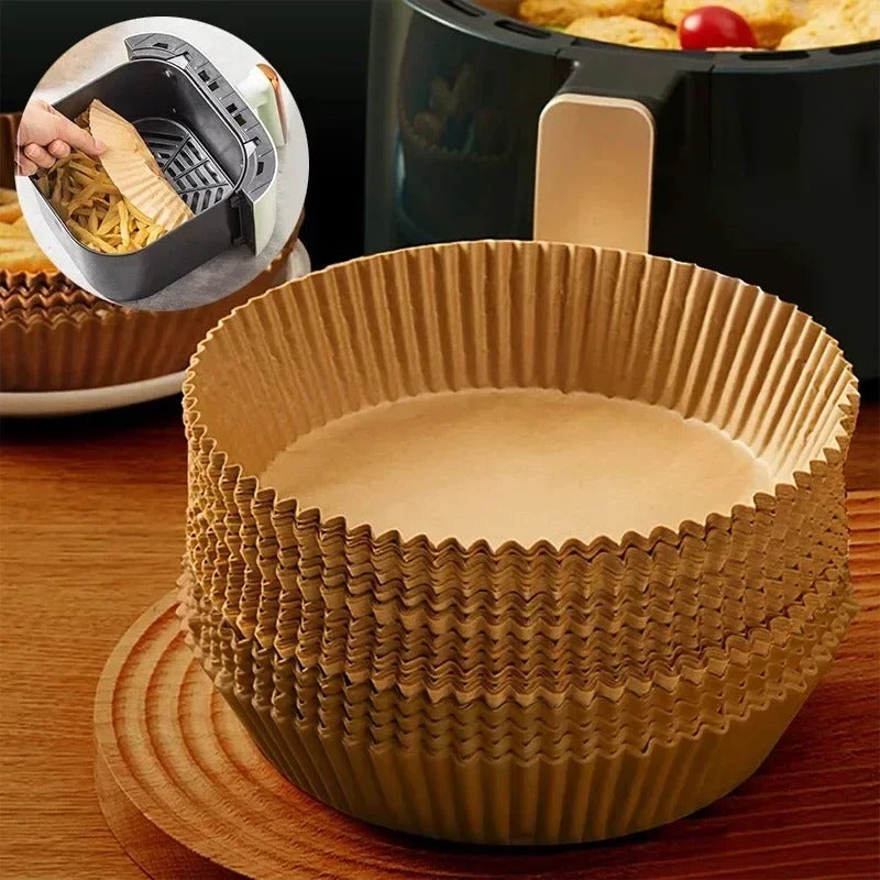 Globetrek° AirFryerLiner: Friteuse À Air Chaud Doublure En Papier Jetable