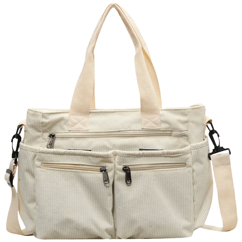 Icone™ CorduroyBag: Grande Capacité Unisexe Vintage Style Velours Côtelé Sac