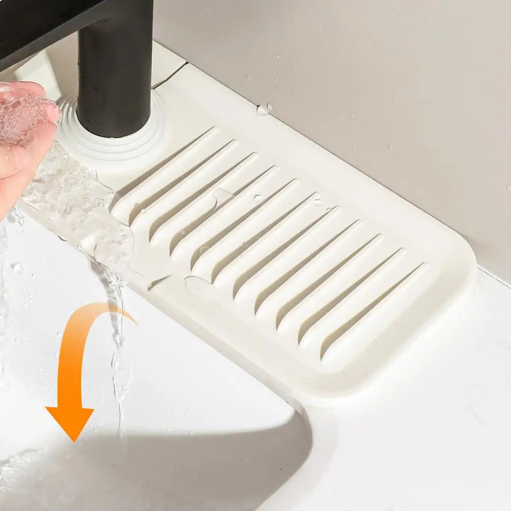 Globetrek° SplashGuard: Évier De Cuisine Bouclier Contre L'eau En Silicone