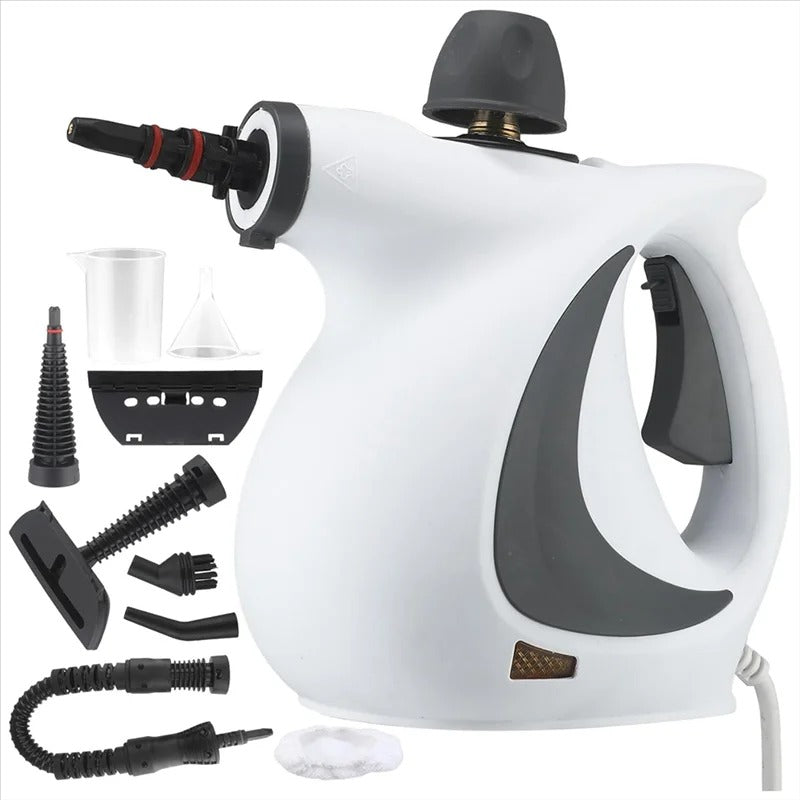 Cleaner Pro° PowerSteam: Multifonctionnel Puissant Nettoyeur Vapeur Domestique Ensemble