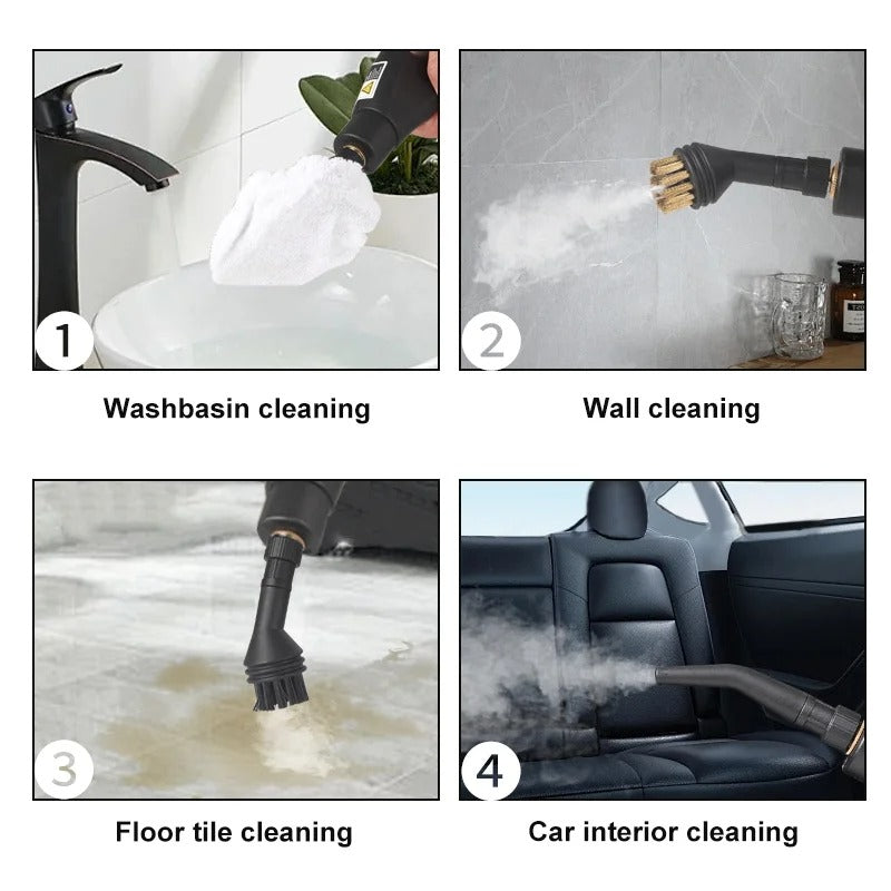 Globetrek° SteamCleaner: Tout-En-Un Maison Et La Voiture Nettoyeur A Vapeur Puissant