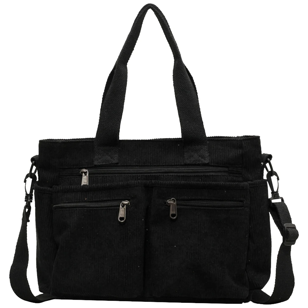 Icone™ CorduroyBag: Grande Capacité Unisexe Vintage Style Velours Côtelé Sac