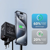 DualCharger: Charge Rapide Double Rétractable Câble Voyage Chargeur