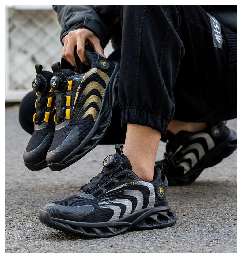 Happy™ SafetyFeet: Chaussures Confortables Avec Design Réfléchissant Et Boucle Rotative